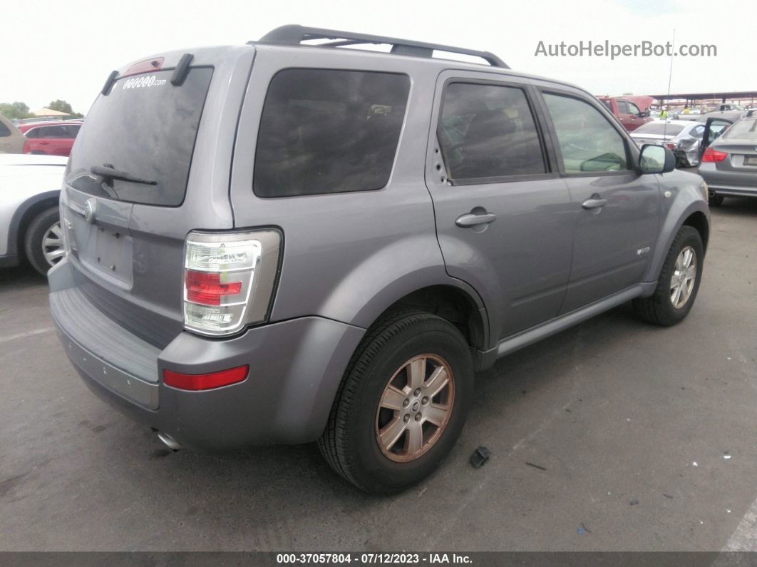 2008 Mercury Mariner   Gray vin: 4M2CU81Z78KJ12754