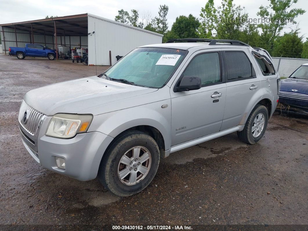 2008 Mercury Mariner I4 Silver vin: 4M2CU81Z78KJ46161