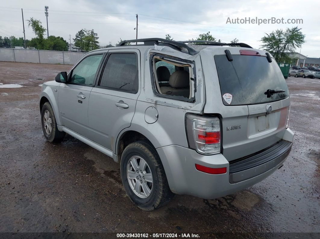 2008 Mercury Mariner I4 Silver vin: 4M2CU81Z78KJ46161