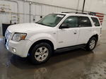 2008 Mercury Mariner  White vin: 4M2CU81Z98KJ02663