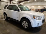 2008 Mercury Mariner  White vin: 4M2CU81Z98KJ02663