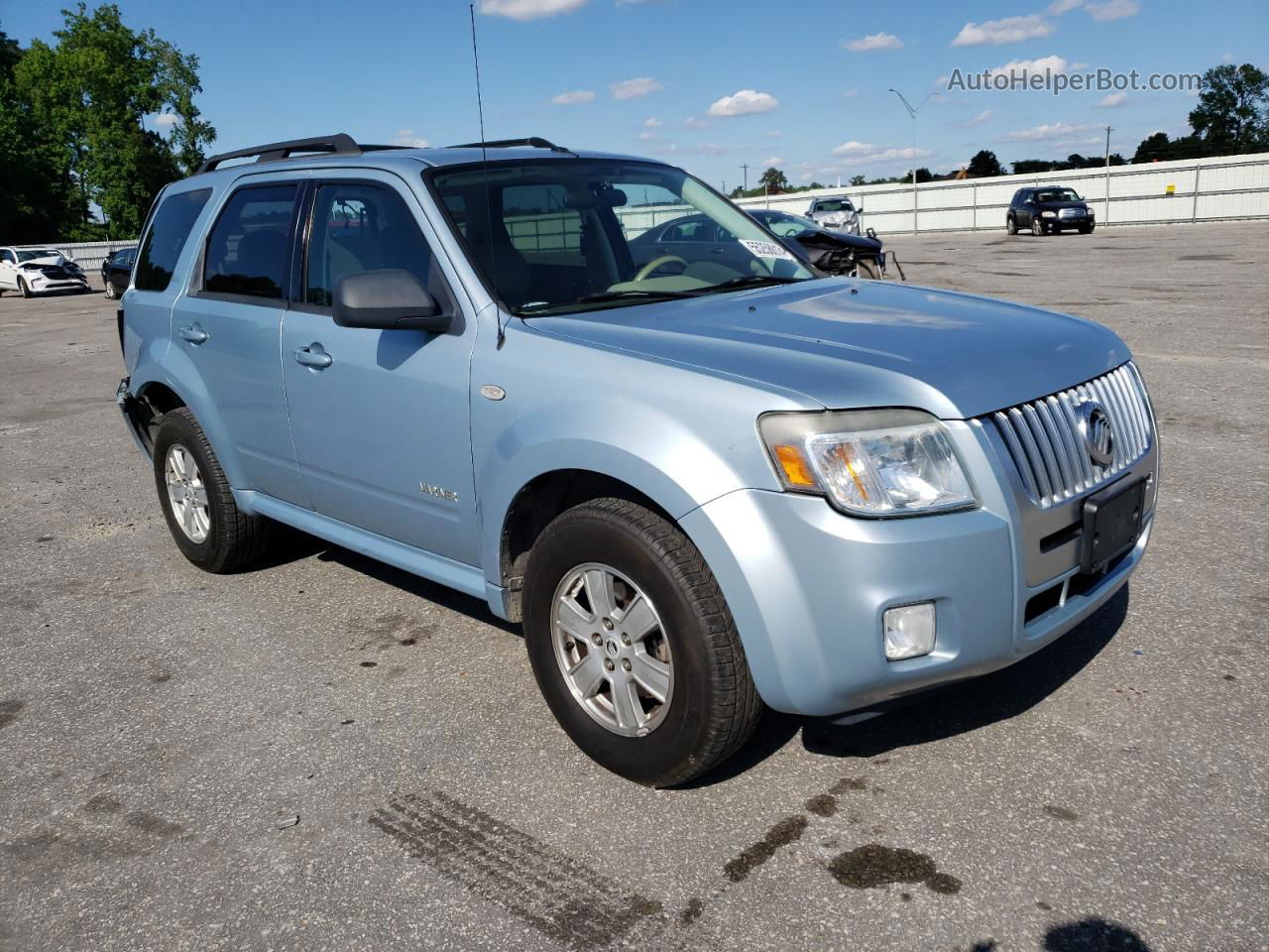 2008 Mercury Mariner  Blue vin: 4M2CU81Z98KJ47814