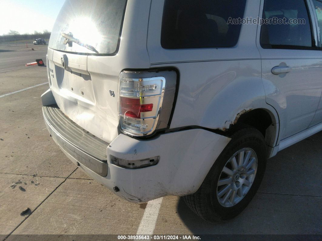 2008 Mercury Mariner Premier White vin: 4M2CU87108KJ06490