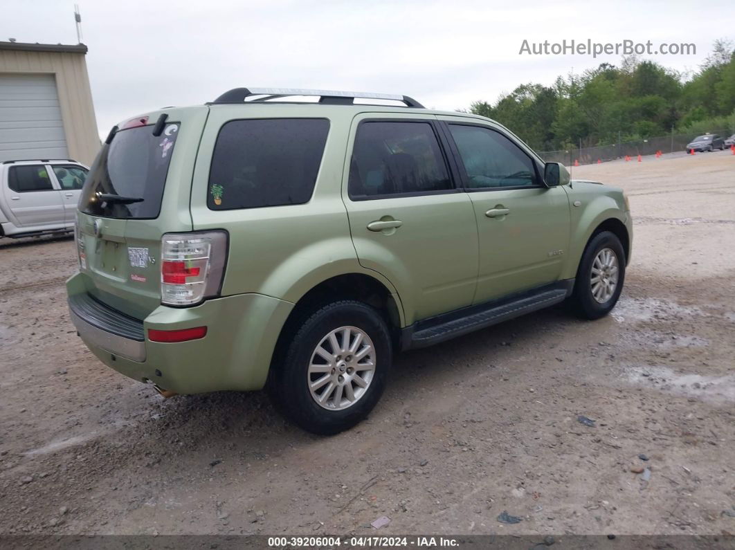 2008 Mercury Mariner Premier Green vin: 4M2CU87108KJ11463