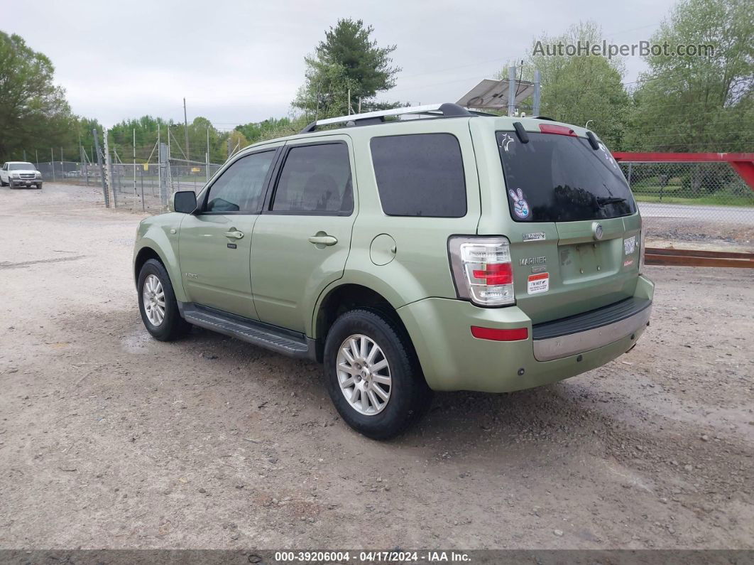 2008 Mercury Mariner Premier Green vin: 4M2CU87108KJ11463