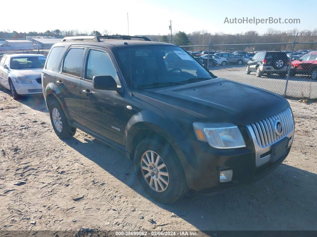 2008 Mercury Mariner Premier Black vin: 4M2CU87108KJ27291