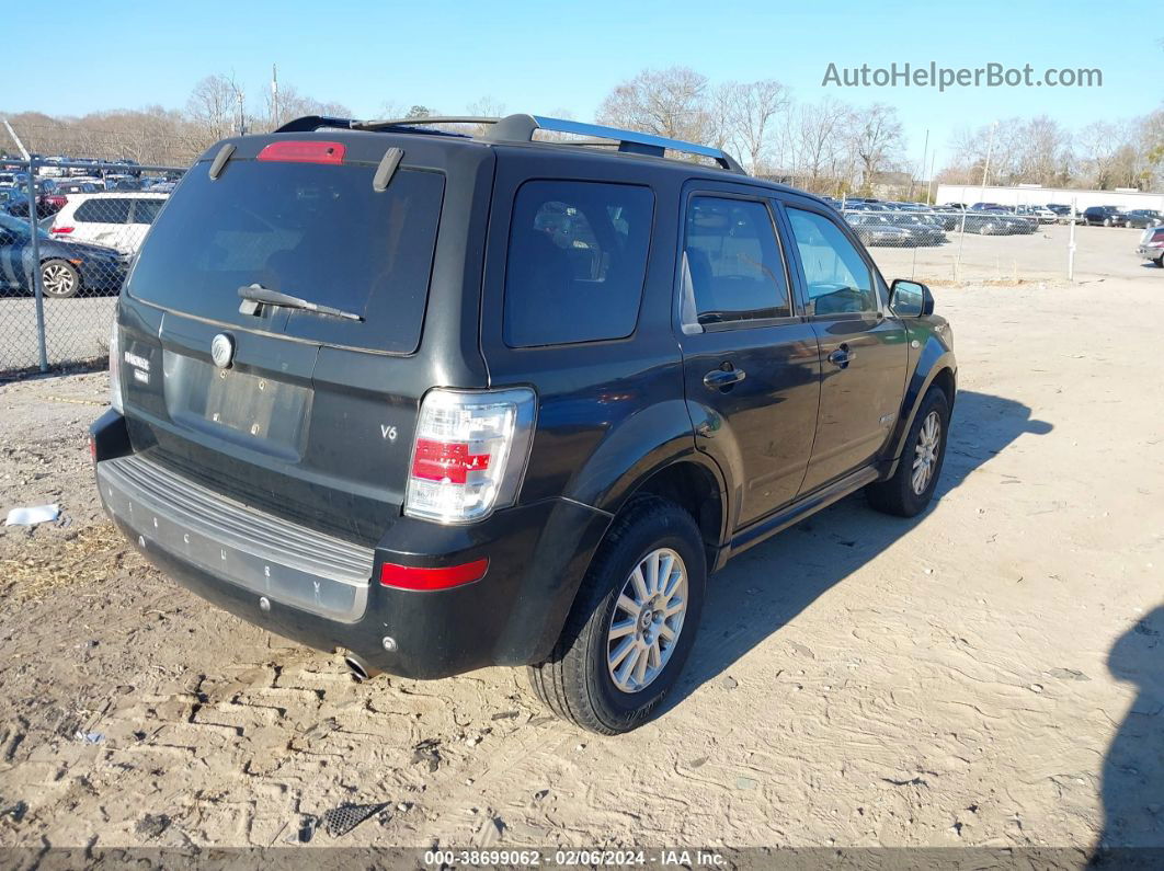 2008 Mercury Mariner Premier Black vin: 4M2CU87108KJ27291