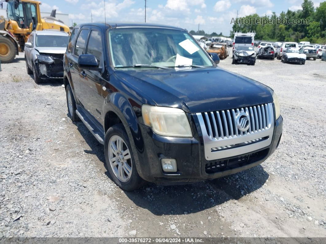 2008 Mercury Mariner Premier Black vin: 4M2CU87108KJ40610