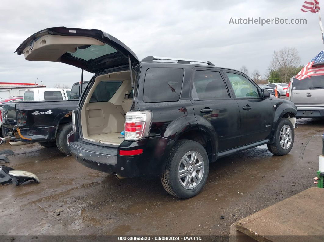 2008 Mercury Mariner Premier Black vin: 4M2CU87108KJ48156