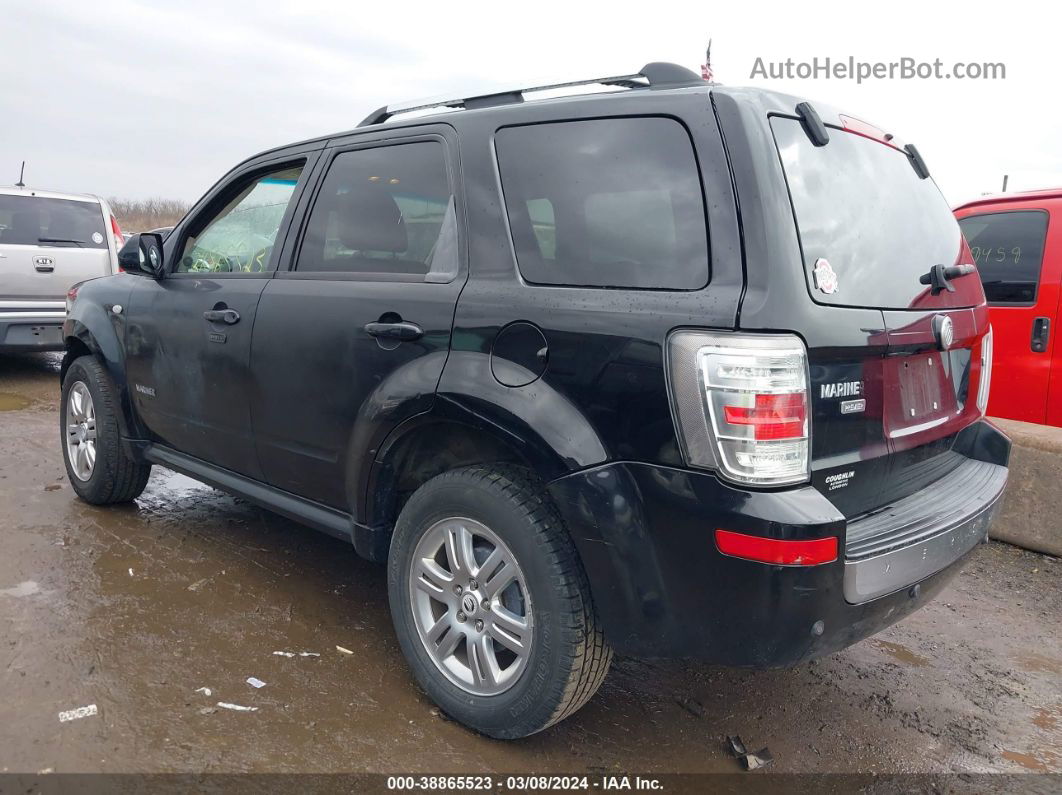 2008 Mercury Mariner Premier Black vin: 4M2CU87108KJ48156