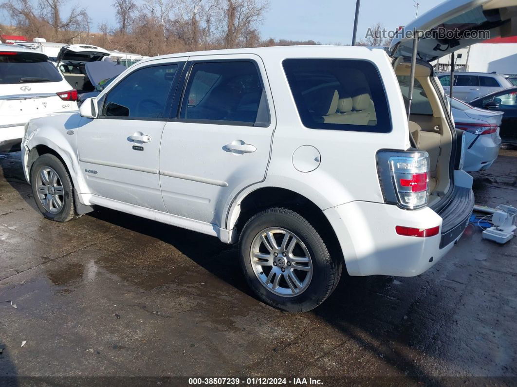 2008 Mercury Mariner Premier White vin: 4M2CU87108KJ49937