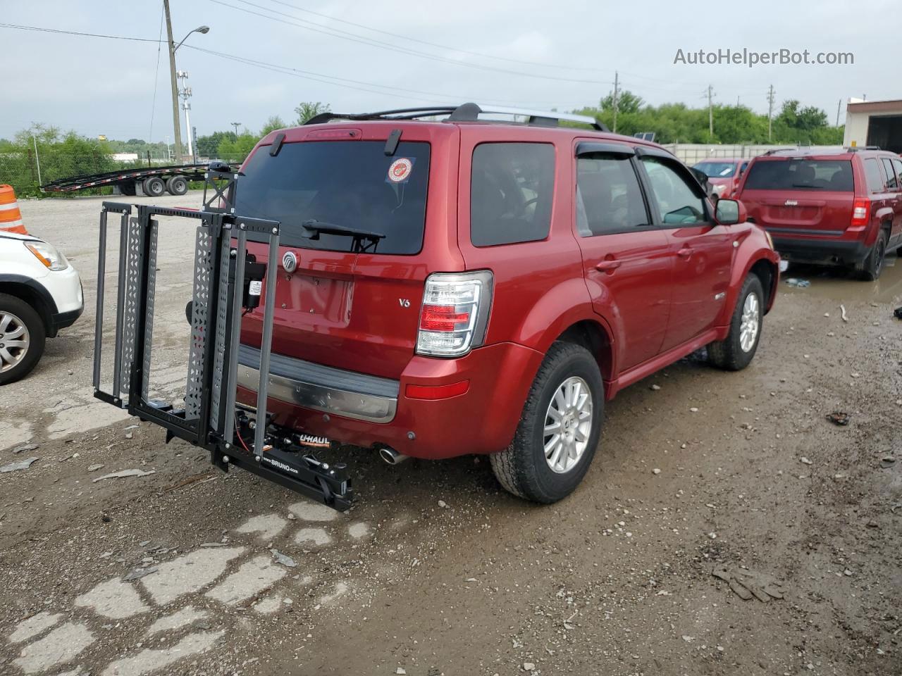 2008 Mercury Mariner Premier Красный vin: 4M2CU87118KJ34430