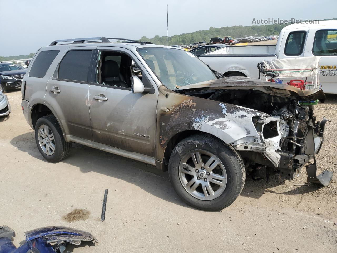 2008 Mercury Mariner Premier Silver vin: 4M2CU87118KJ34976