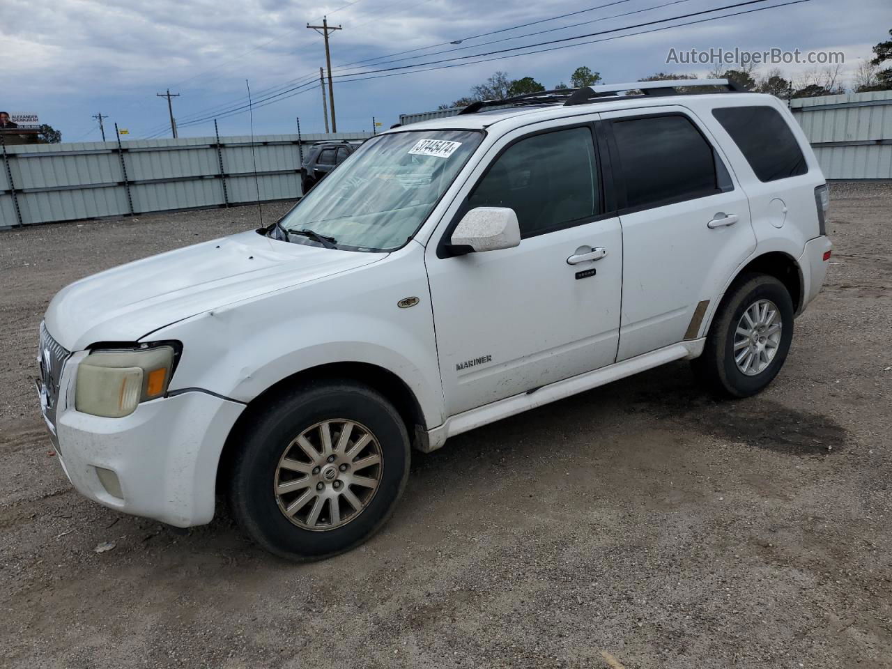 2008 Mercury Mariner Premier Белый vin: 4M2CU87118KJ47050