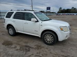 2008 Mercury Mariner Premier White vin: 4M2CU87118KJ47050