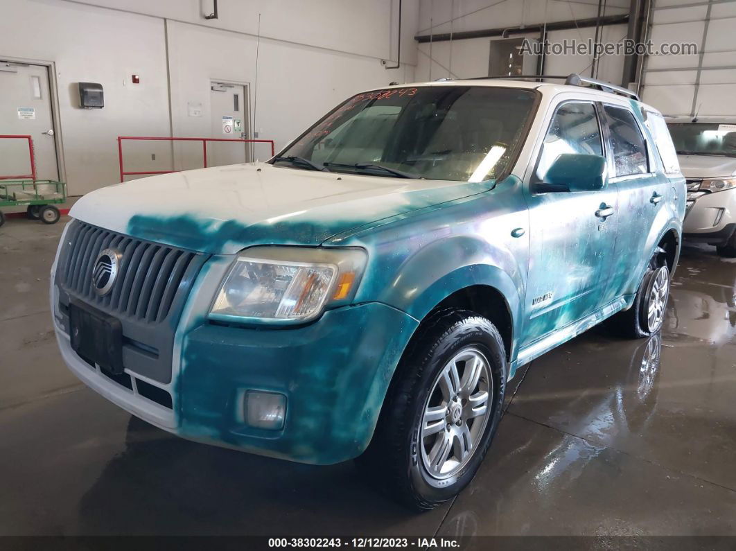 2008 Mercury Mariner Premier White vin: 4M2CU87118KJ50563