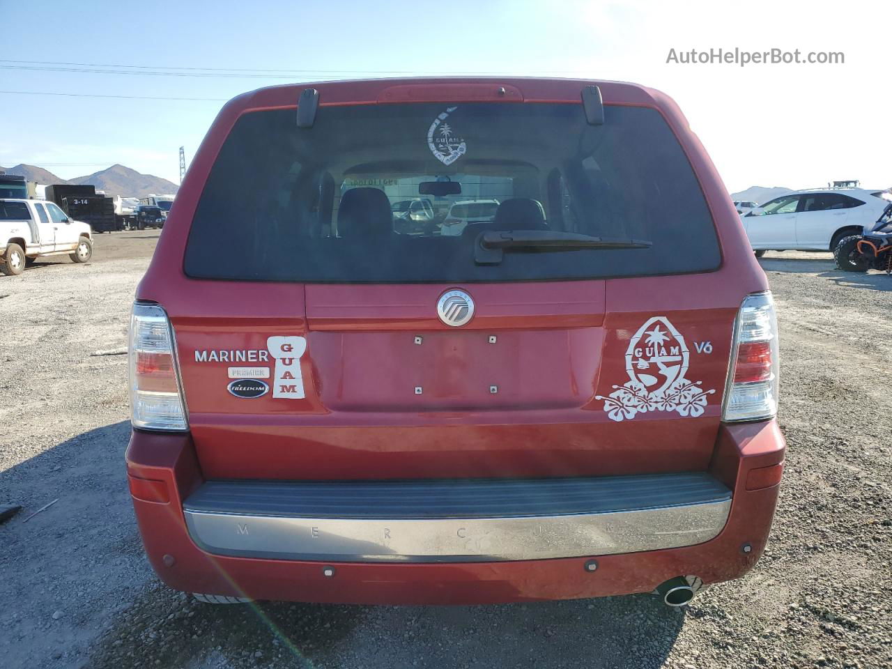 2008 Mercury Mariner Premier Burgundy vin: 4M2CU87128KJ06992