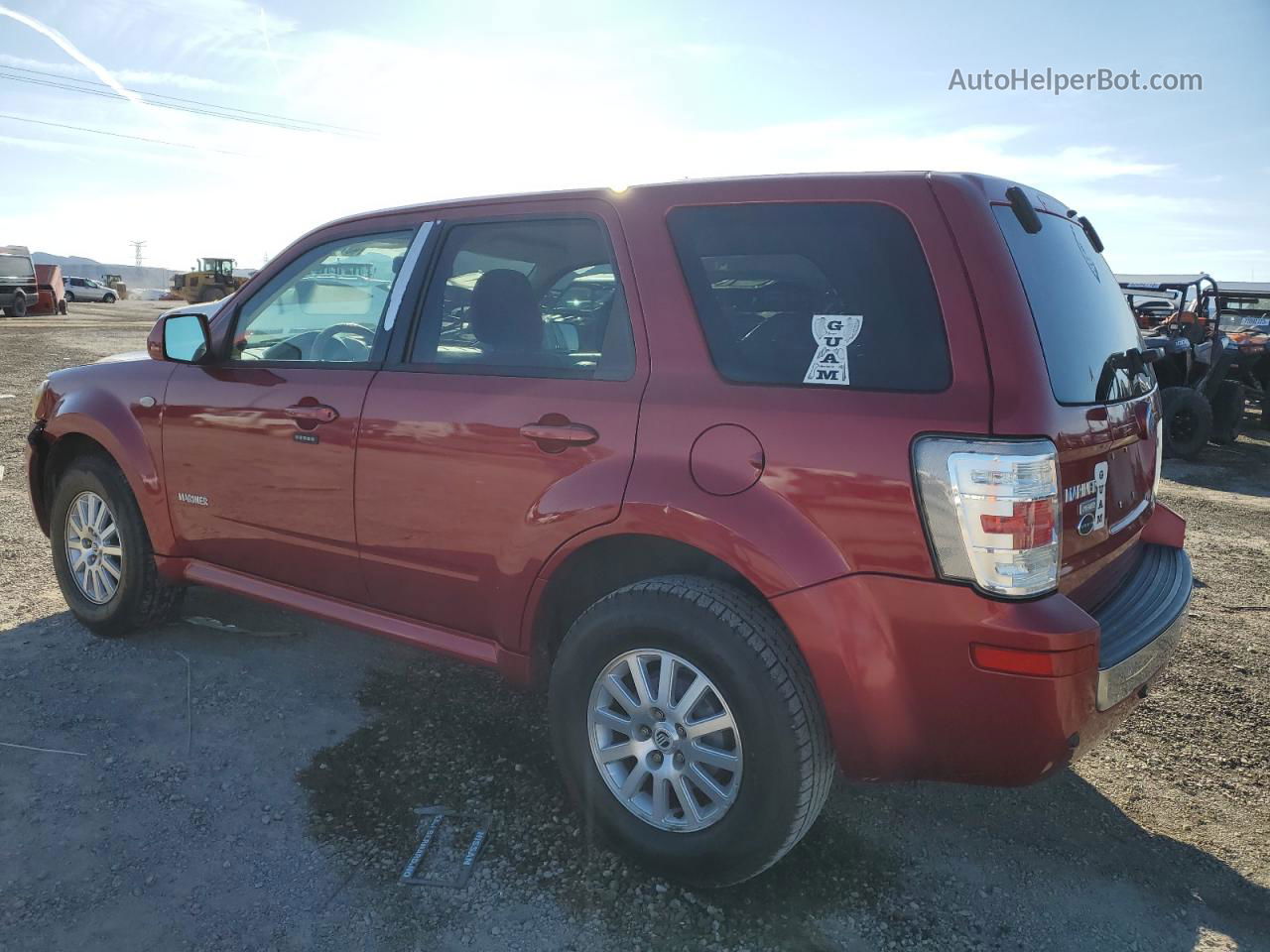 2008 Mercury Mariner Premier Burgundy vin: 4M2CU87128KJ06992