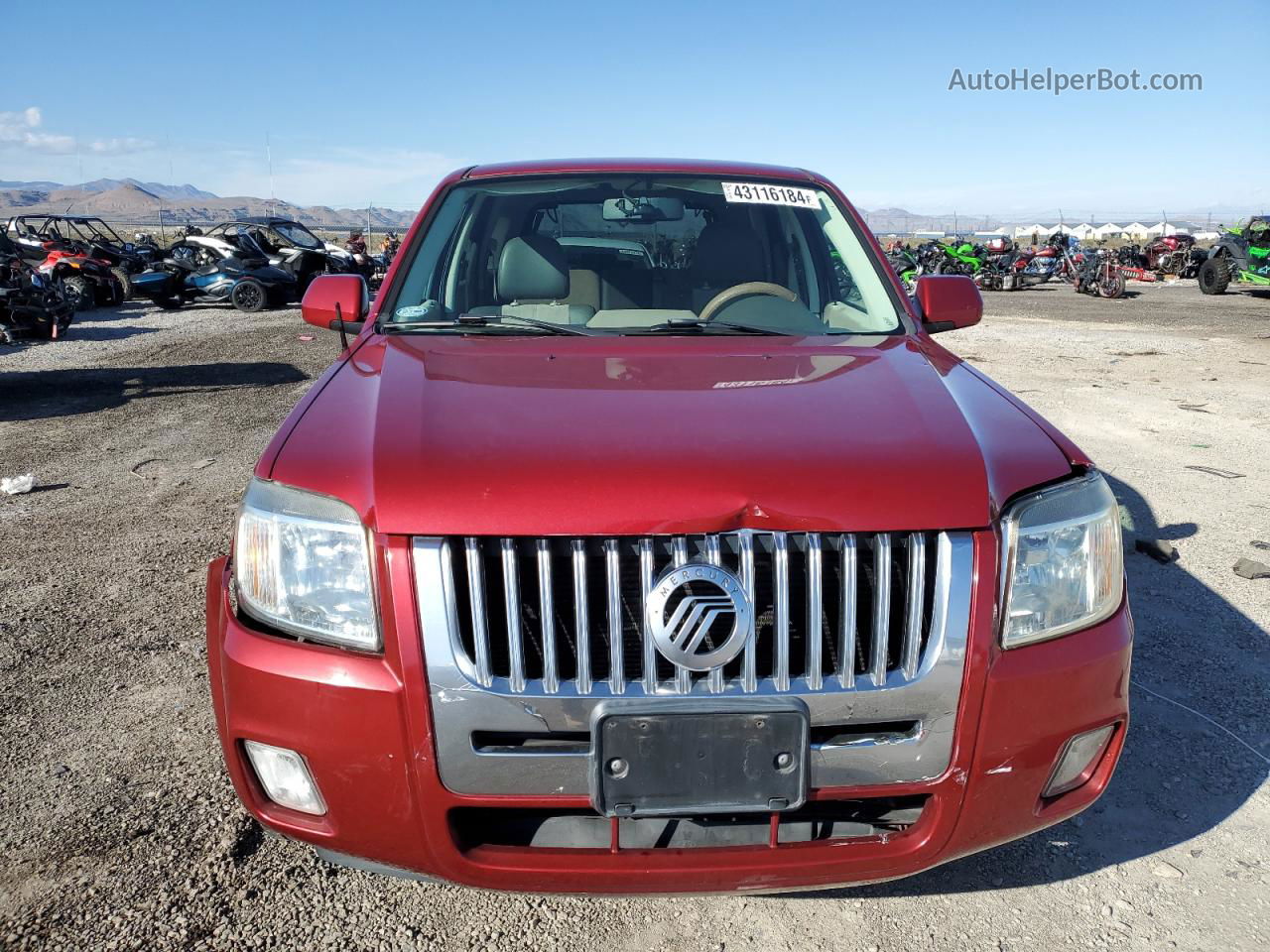 2008 Mercury Mariner Premier Burgundy vin: 4M2CU87128KJ06992