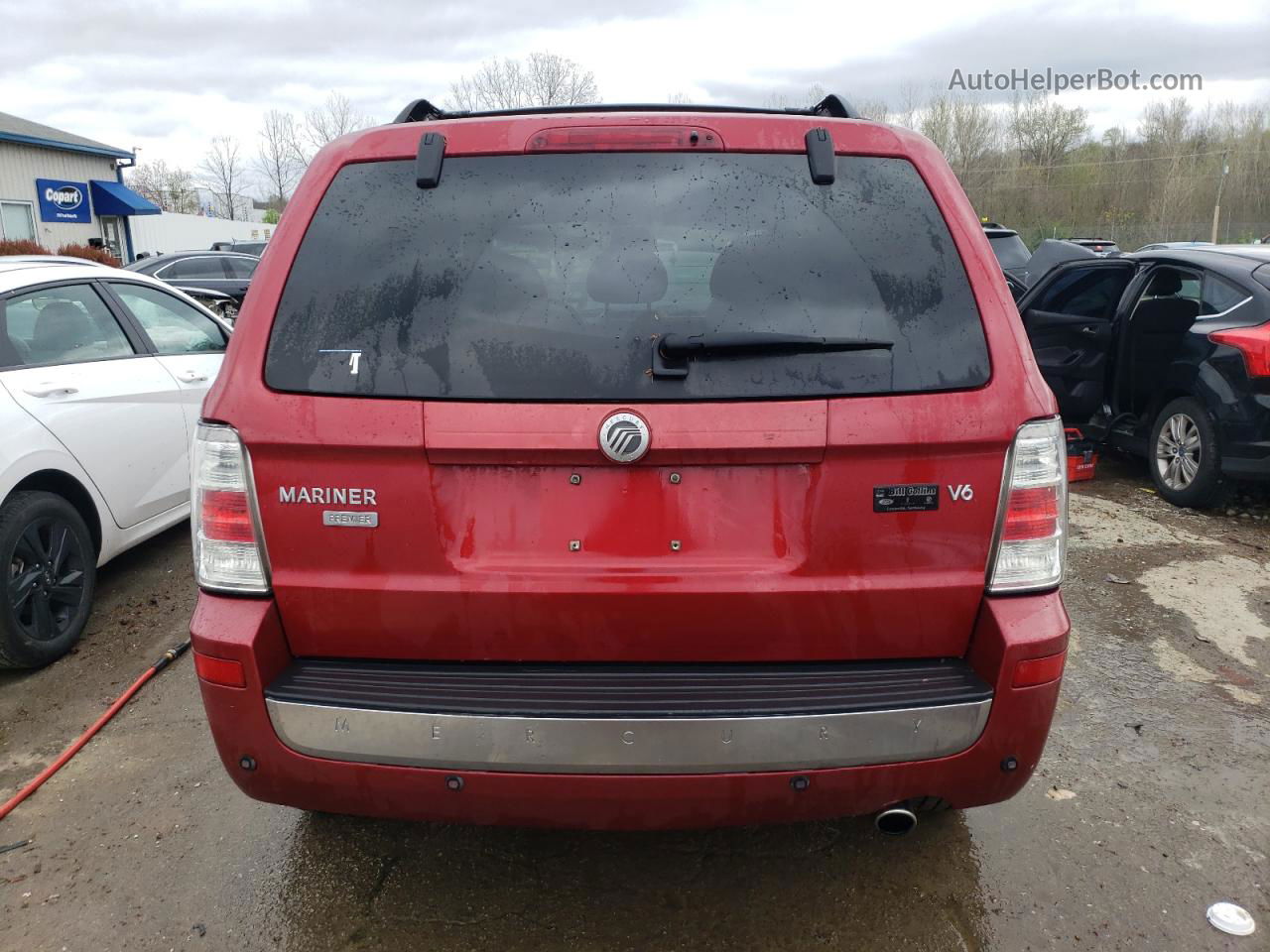 2008 Mercury Mariner Premier Red vin: 4M2CU87128KJ45453