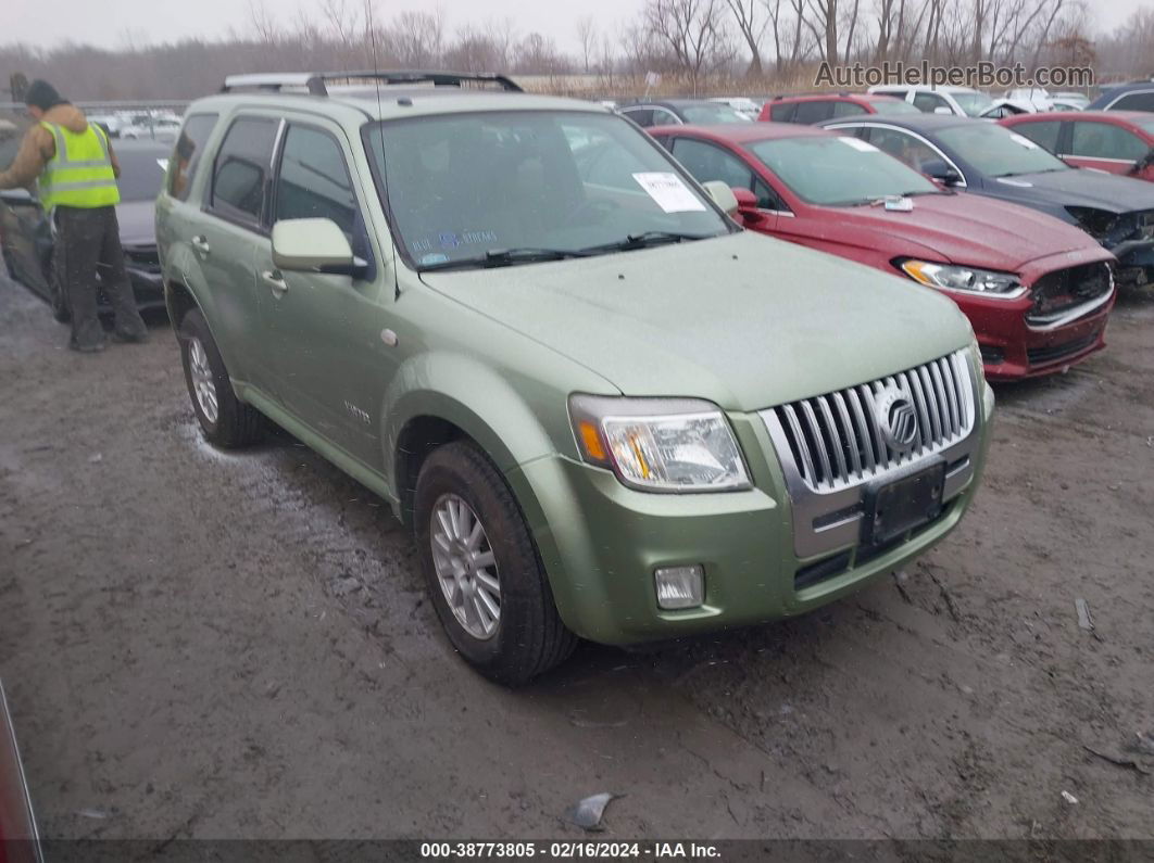 2008 Mercury Mariner Premier Green vin: 4M2CU87138KJ03695