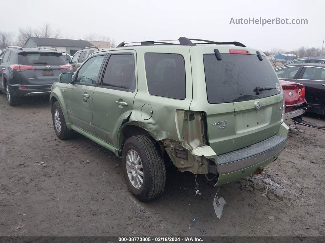 2008 Mercury Mariner Premier Green vin: 4M2CU87138KJ03695