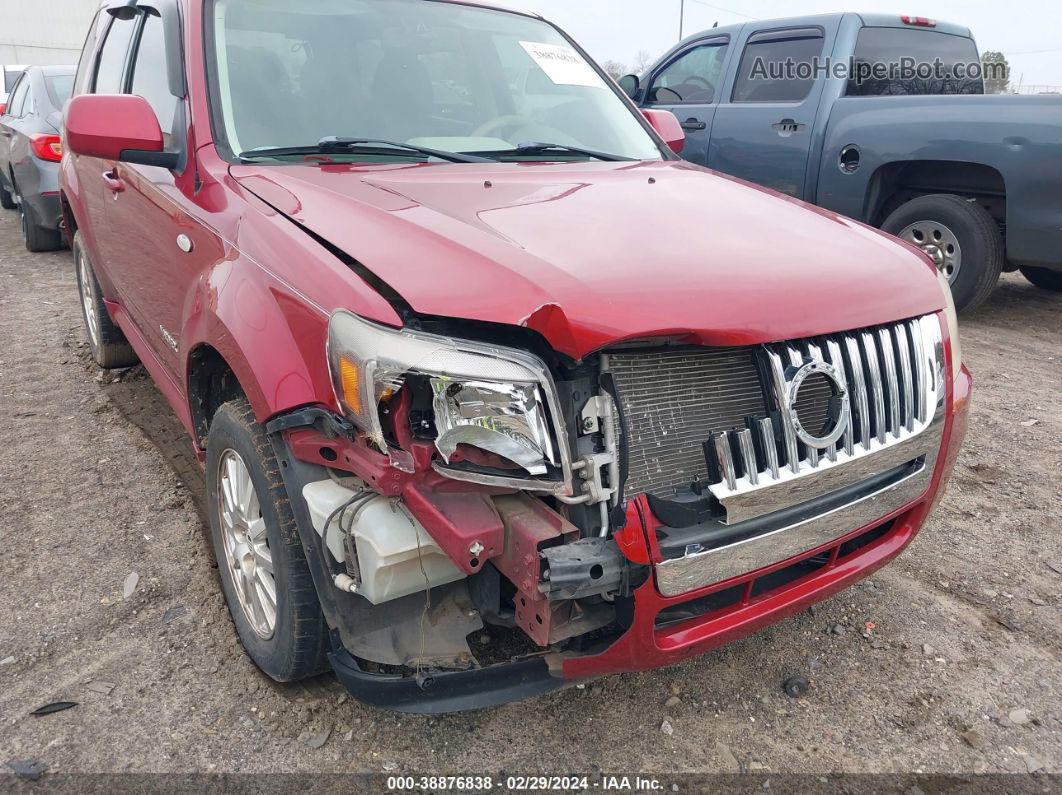 2008 Mercury Mariner Premier Red vin: 4M2CU87138KJ10193