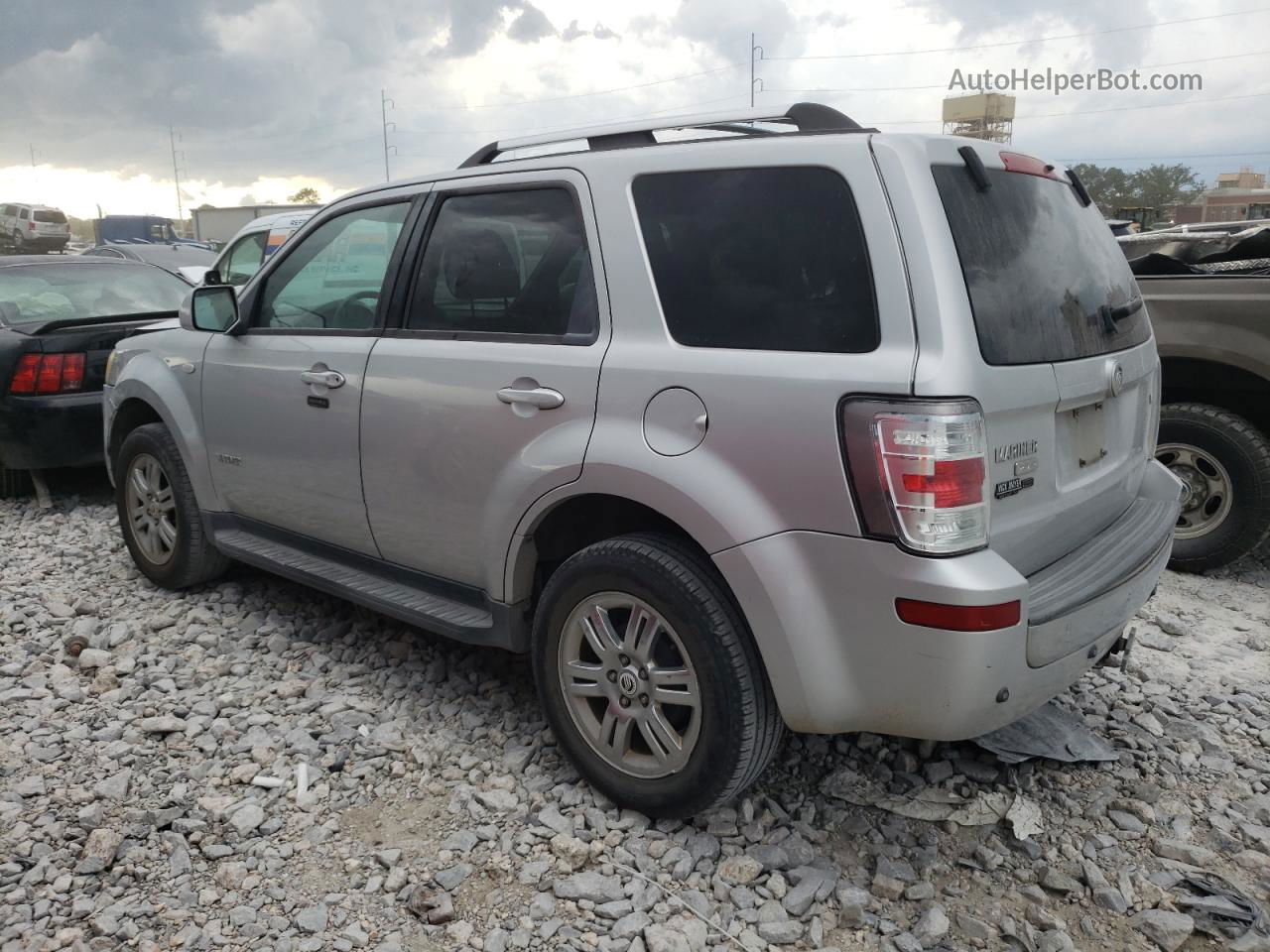 2008 Mercury Mariner Premier Silver vin: 4M2CU87138KJ13630