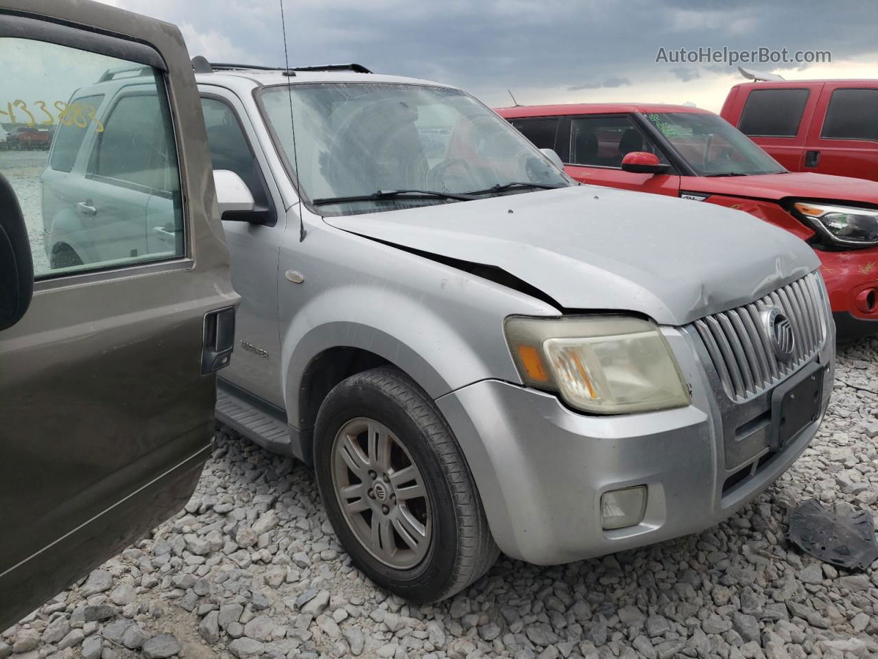 2008 Mercury Mariner Premier Silver vin: 4M2CU87138KJ13630