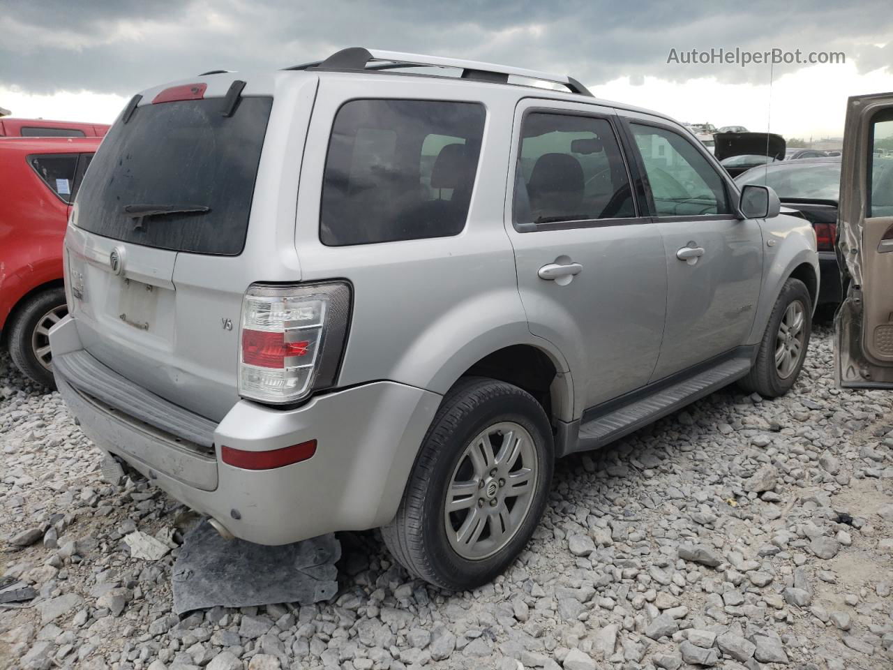 2008 Mercury Mariner Premier Silver vin: 4M2CU87138KJ13630