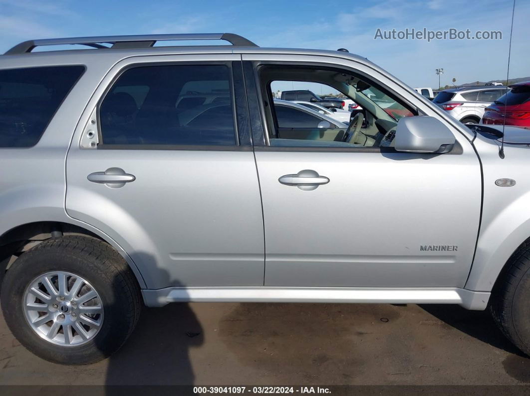 2008 Mercury Mariner Premier Silver vin: 4M2CU87138KJ46403