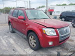 2008 Mercury Mariner Premier Red vin: 4M2CU87158KJ50842