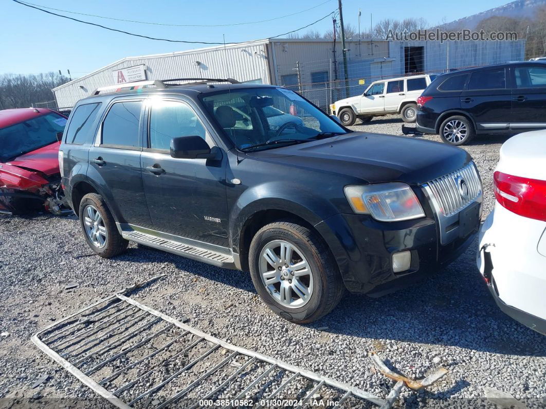 2008 Mercury Mariner Premier Black vin: 4M2CU87168KJ28459