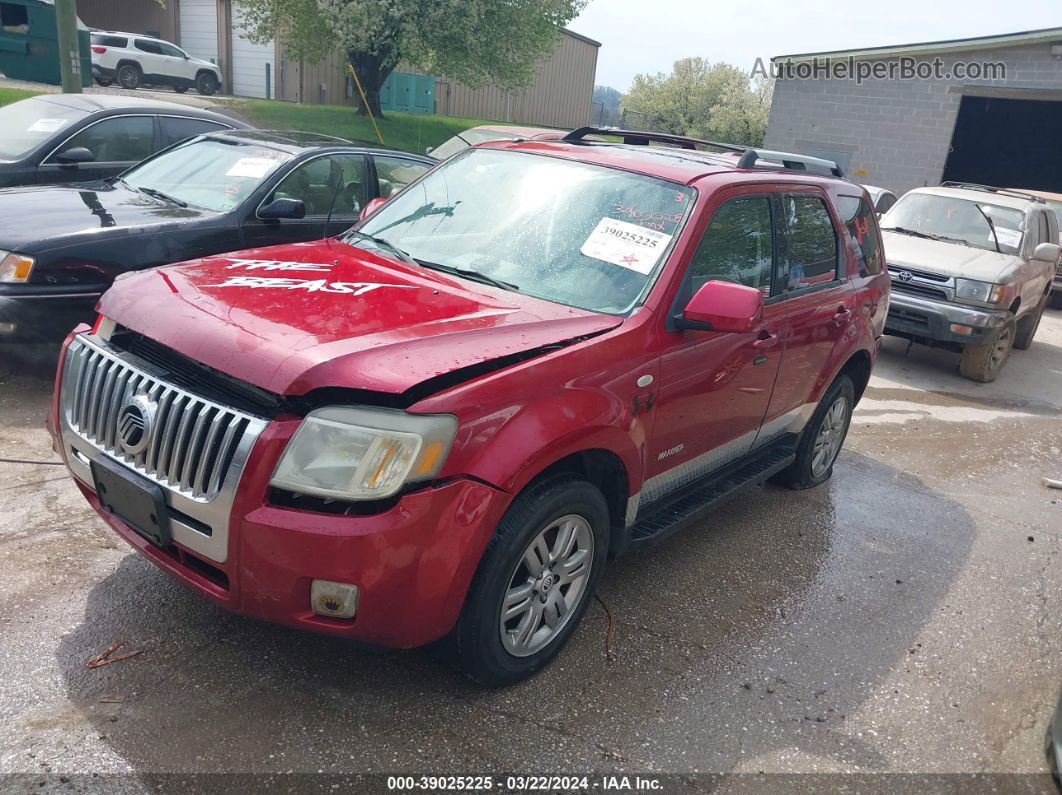 2008 Mercury Mariner Premier Maroon vin: 4M2CU87168KJ32222