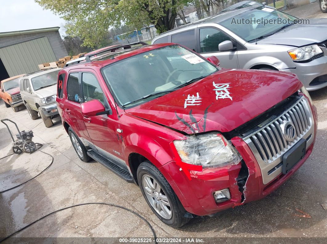 2008 Mercury Mariner Premier Maroon vin: 4M2CU87168KJ32222