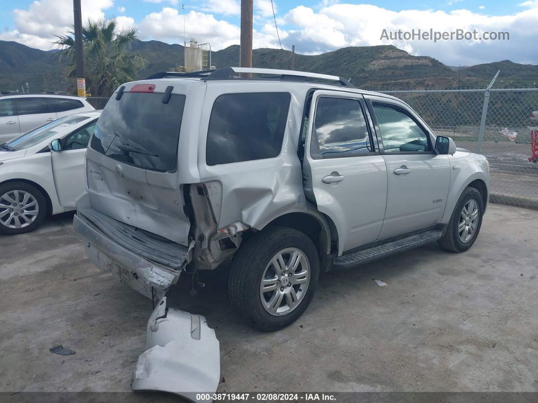 2008 Mercury Mariner Premier Silver vin: 4M2CU87178KJ30964