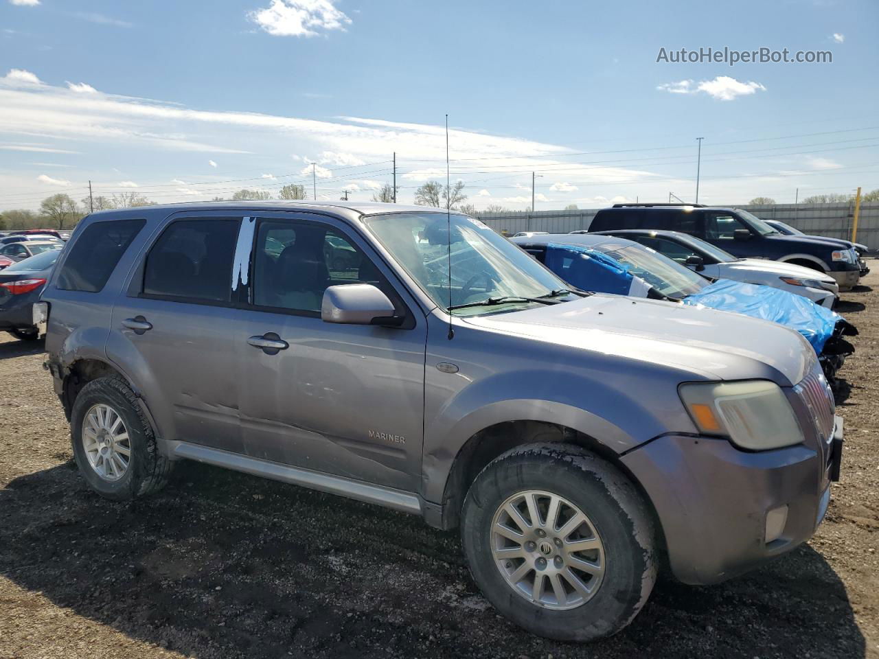 2008 Mercury Mariner Premier Gray vin: 4M2CU87188KJ03076