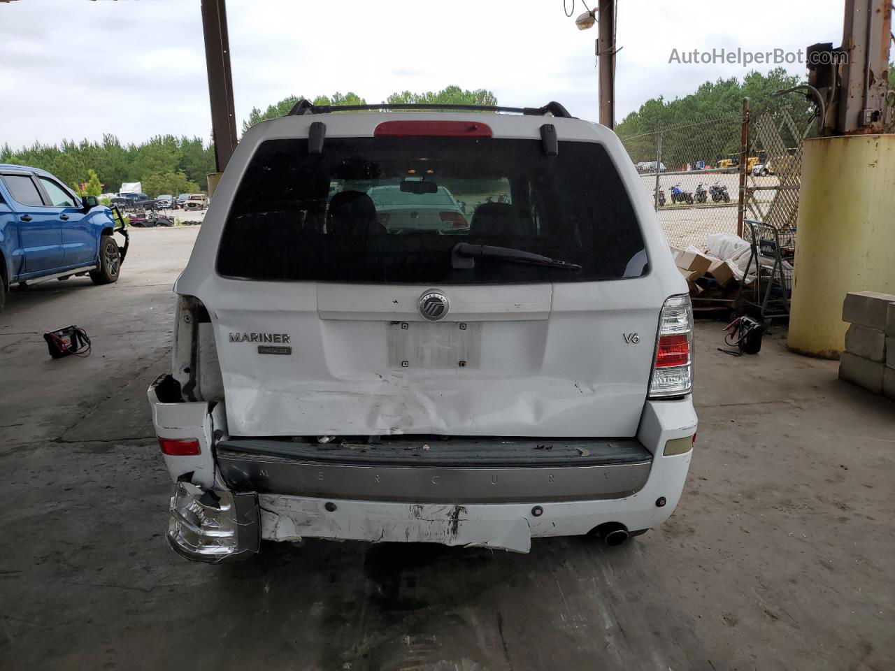 2008 Mercury Mariner Premier White vin: 4M2CU87198KJ00915