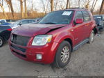 2008 Mercury Mariner Premier Red vin: 4M2CU87198KJ20288