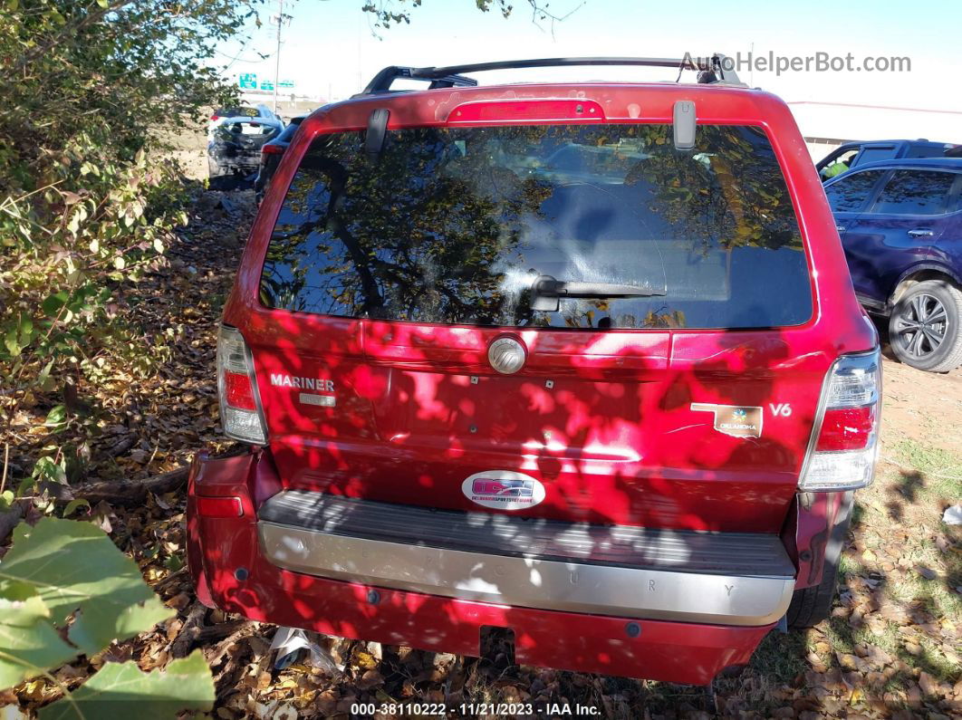 2008 Mercury Mariner Premier Red vin: 4M2CU87198KJ54330