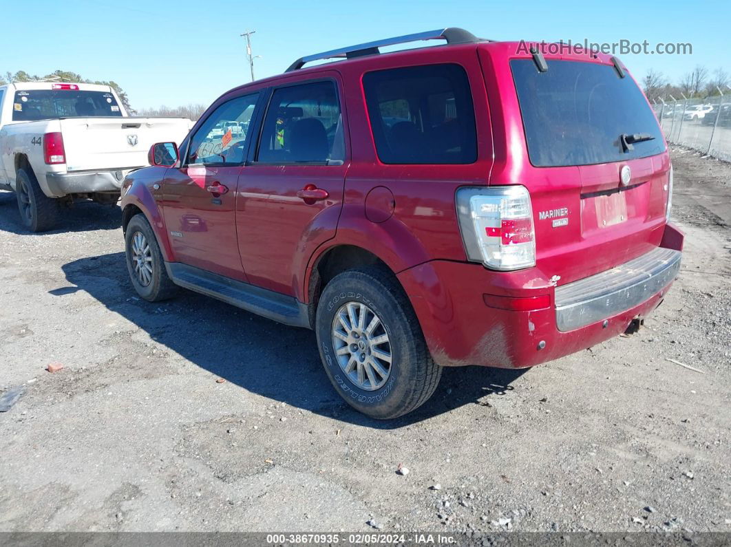 2008 Mercury Mariner Premier Maroon vin: 4M2CU871X8KJ25709