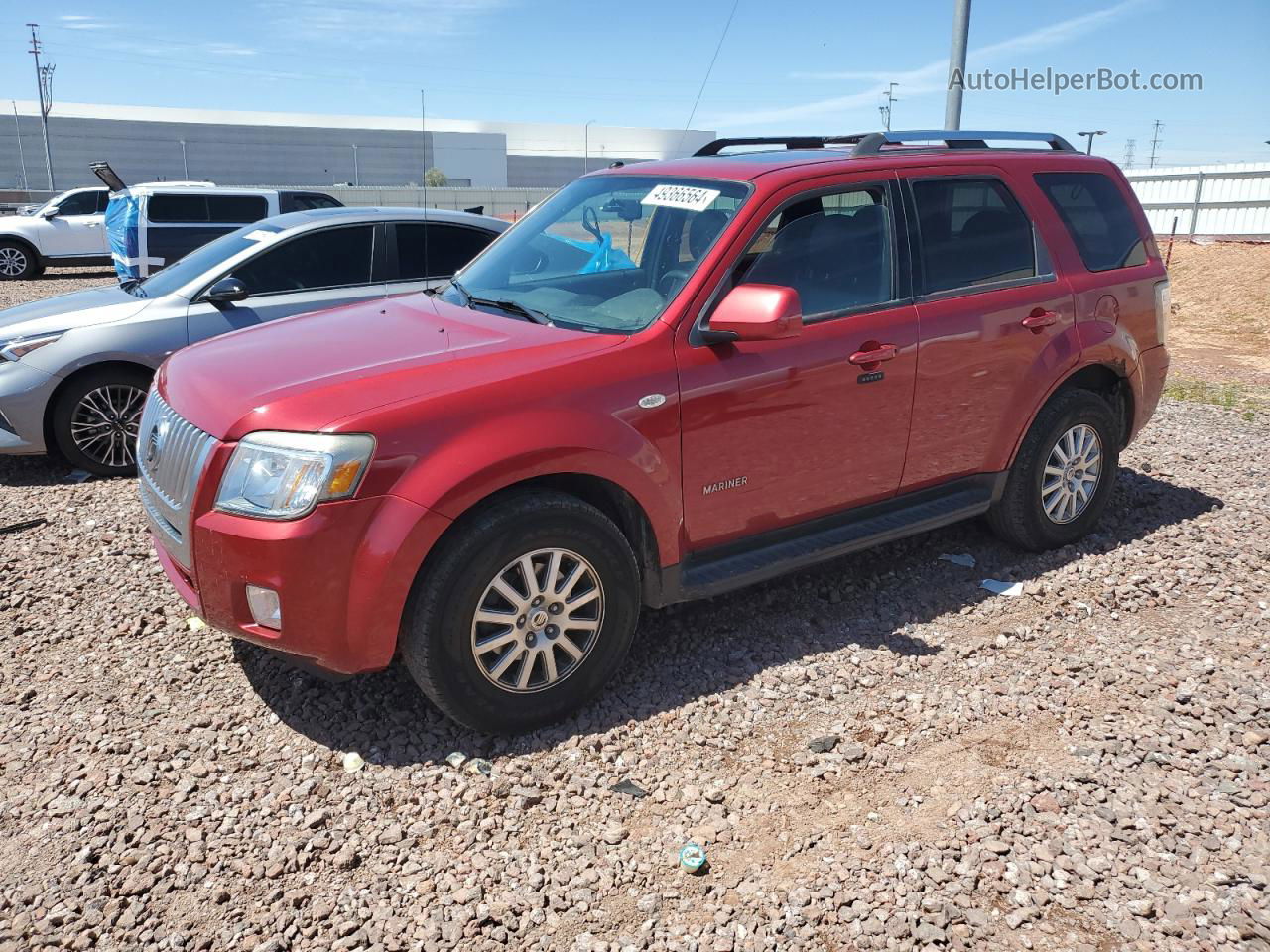 2008 Mercury Mariner Premier Red vin: 4M2CU871X8KJ26746