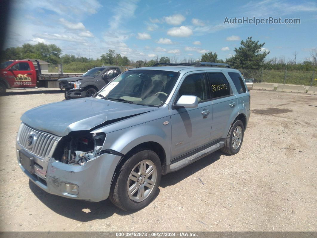 2008 Mercury Mariner Premier Light Blue vin: 4M2CU871X8KJ32241