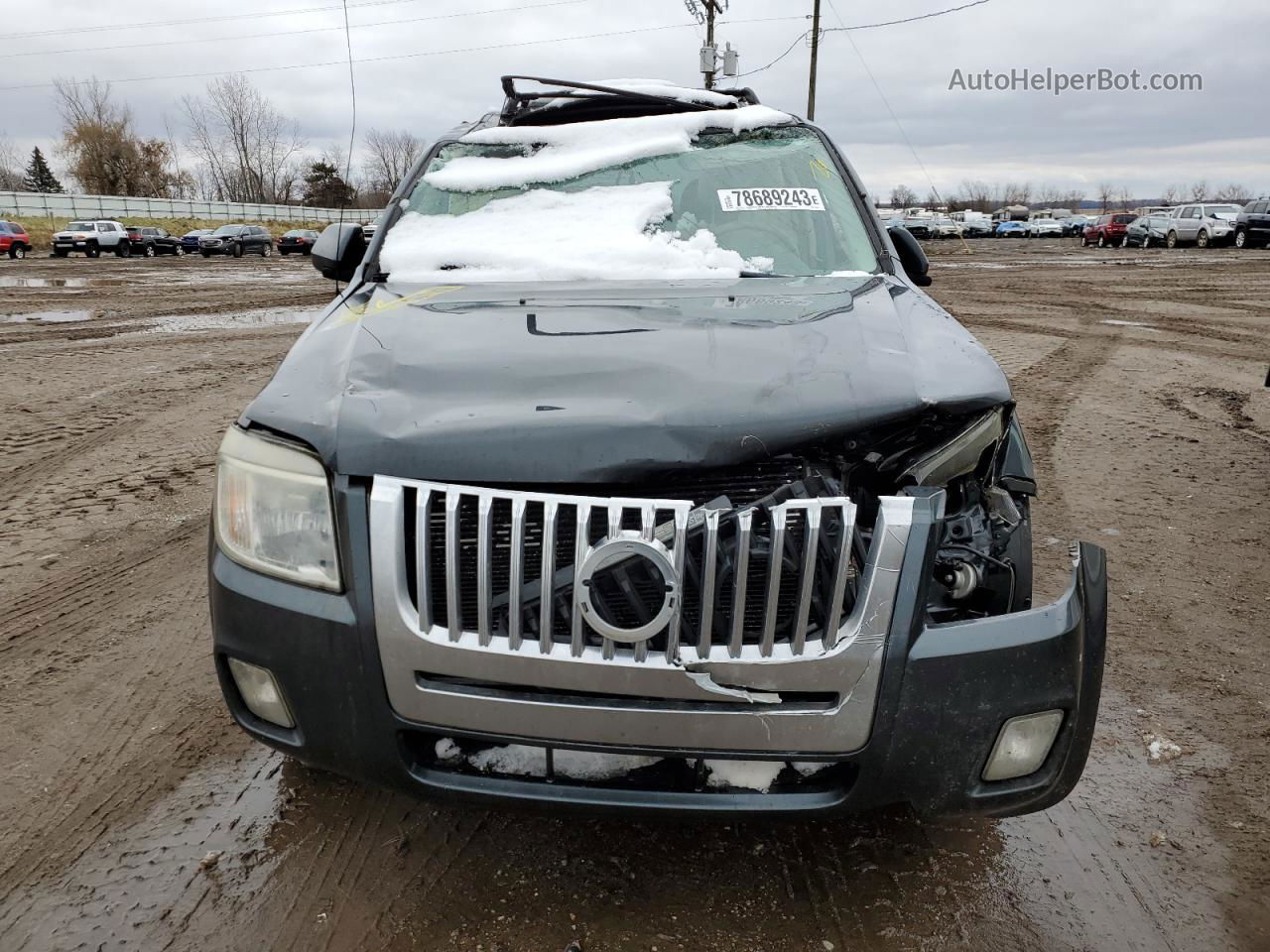 2008 Mercury Mariner Premier Gray vin: 4M2CU871X8KJ46401