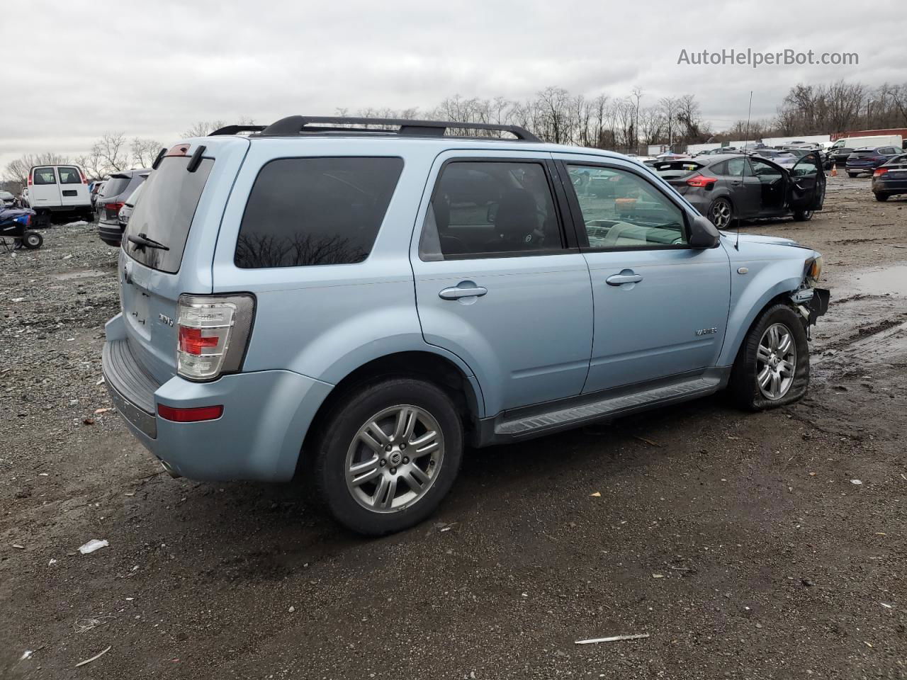 2008 Mercury Mariner  Синий vin: 4M2CU91108KJ20372