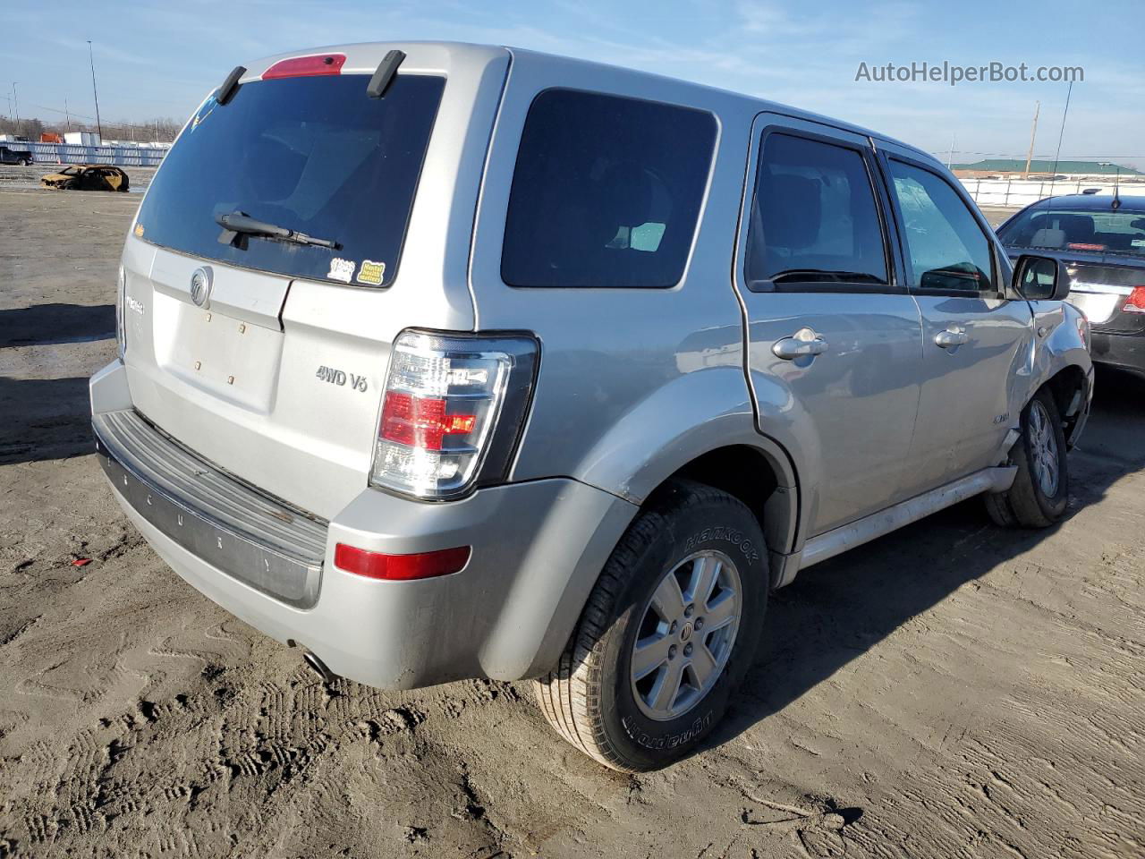 2008 Mercury Mariner  Silver vin: 4M2CU91108KJ51878