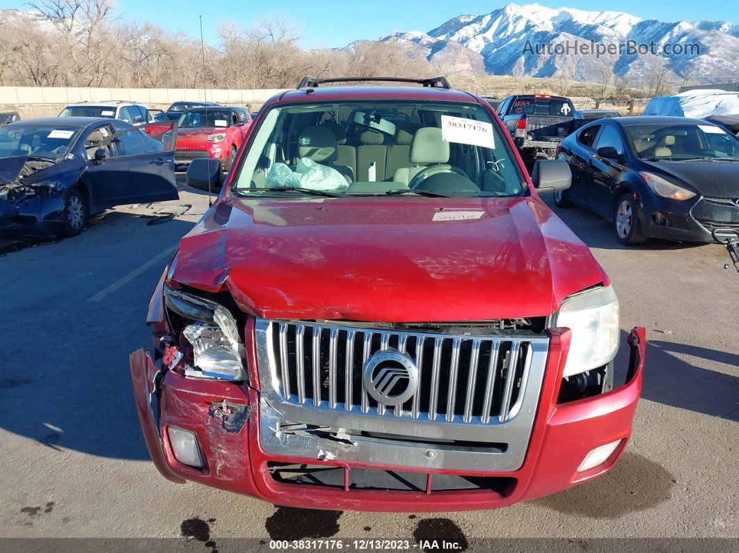 2008 Mercury Mariner V6 Red vin: 4M2CU91118KJ54109