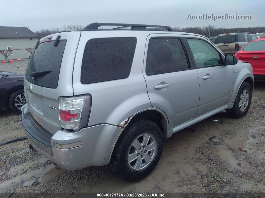 2008 Mercury Mariner   Silver vin: 4M2CU91128KJ24858