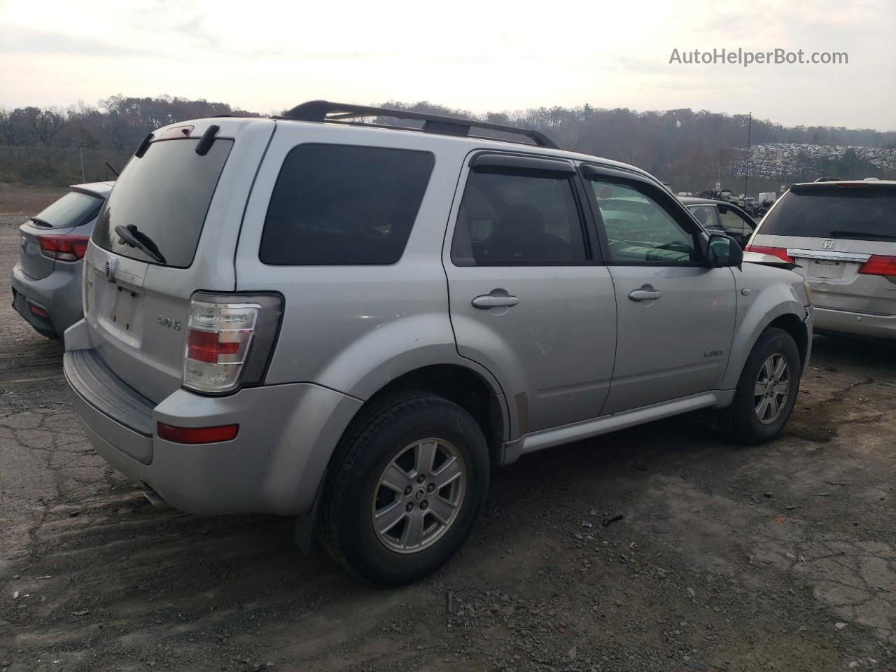 2008 Mercury Mariner  Silver vin: 4M2CU91128KJ47170