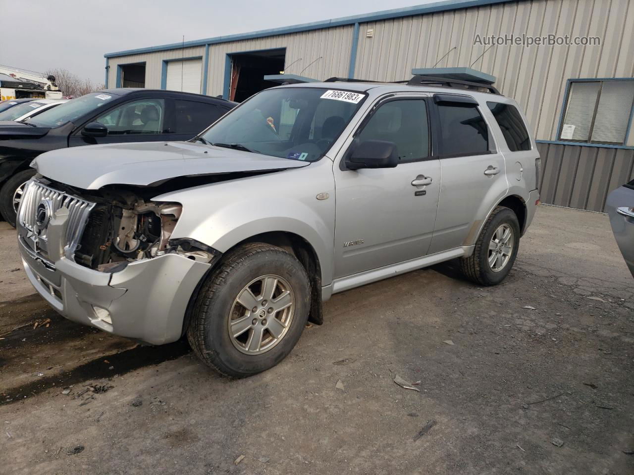 2008 Mercury Mariner  Silver vin: 4M2CU91128KJ47170